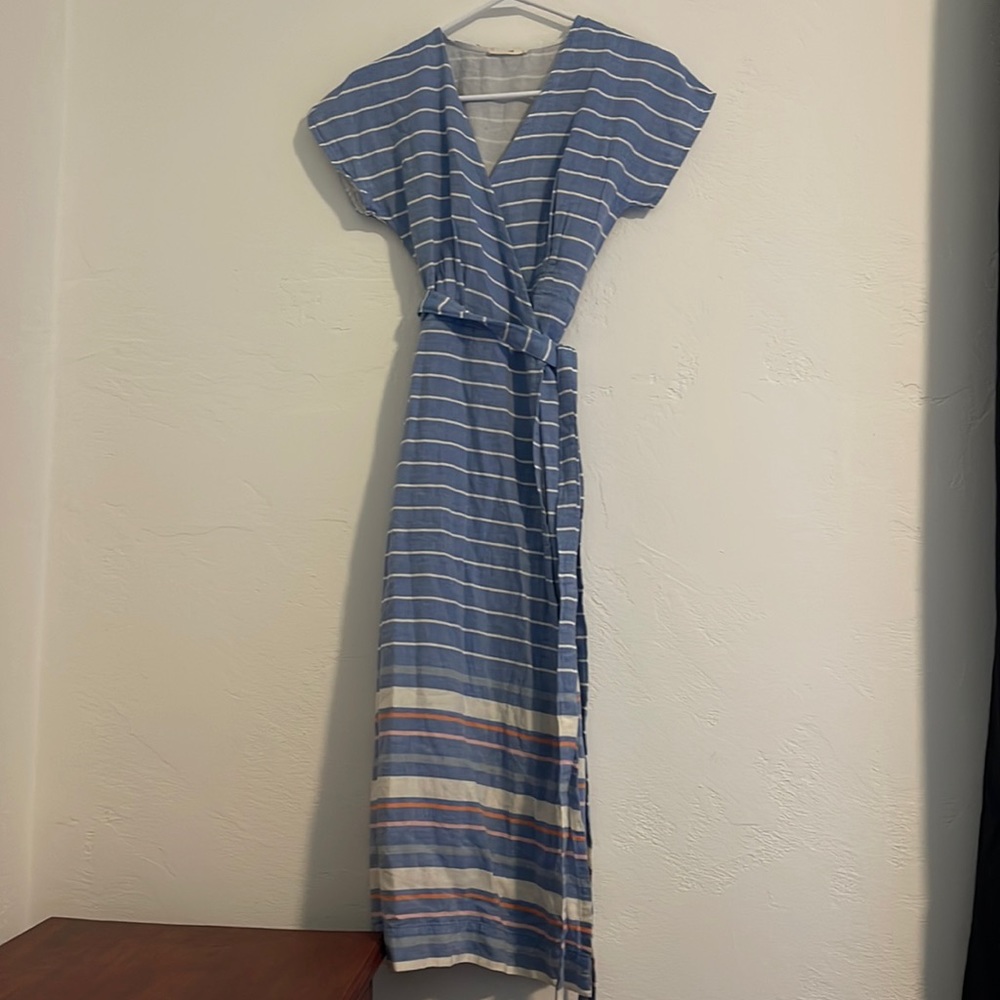 Marine Layer light weight wrap dress.
